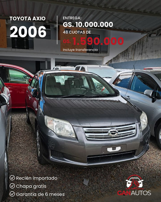 TOYOTA AXIO 2006 - entrega y cuota a 48 meses